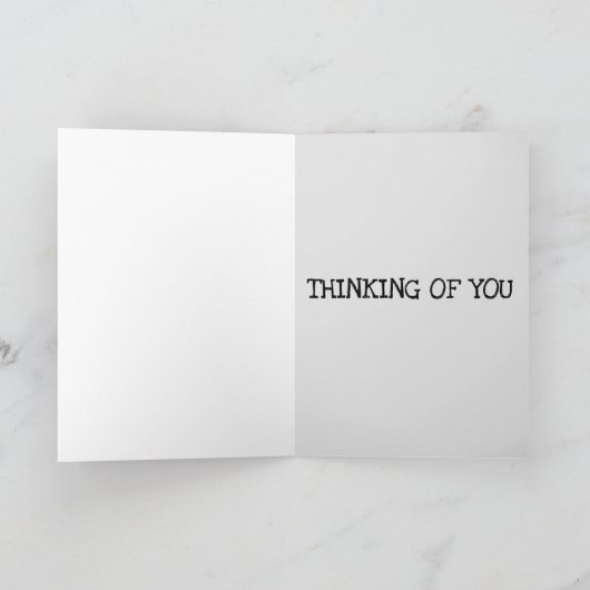 手錠をかける、きびしい恋愛の挨拶状 カード (内部)