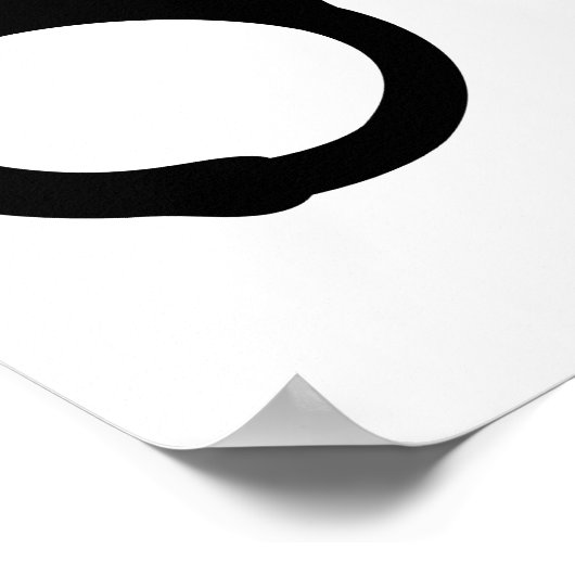 手錠アイコン ポスター (角)