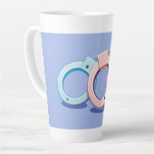 手錠 カフェラテマグ (左アングル)
