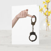 手錠 カード (黄色い花)