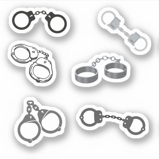 手錠 シール (正面)