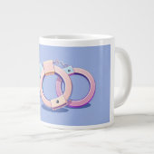 手錠 ジャンボコーヒーマグカップ (正面右)