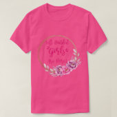 手離れに持った女の子は珍しい残り物である Tシャツ (デザイン正面)