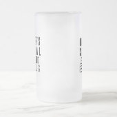 手離れノベルティ贈り物おもしろい フロストグラスビールジョッキ (中央)