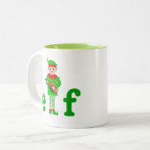 手離れミュージカル小妖精や小人 ツートーンマグカップ (正面左)