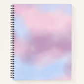 手離れ利き薄紫フローラ英語名Year Girls ノートブック (正面)