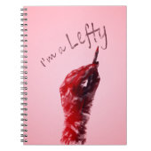 手離れ利のデザイン、私は残りのメッセージだ ノートブック (正面)