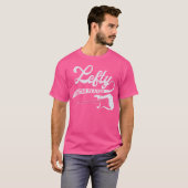 手離れ利ギタリスト左ギタリストレトロBa Tシャツ (正面フル)