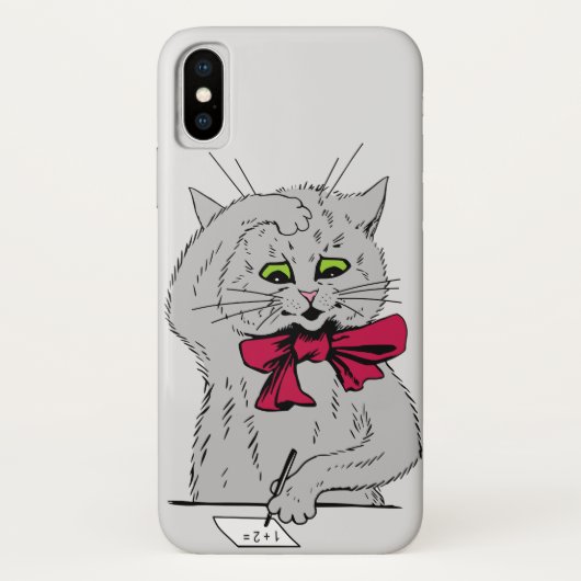 手離れ式の猫 Case-Mate iPhoneケース (裏面)