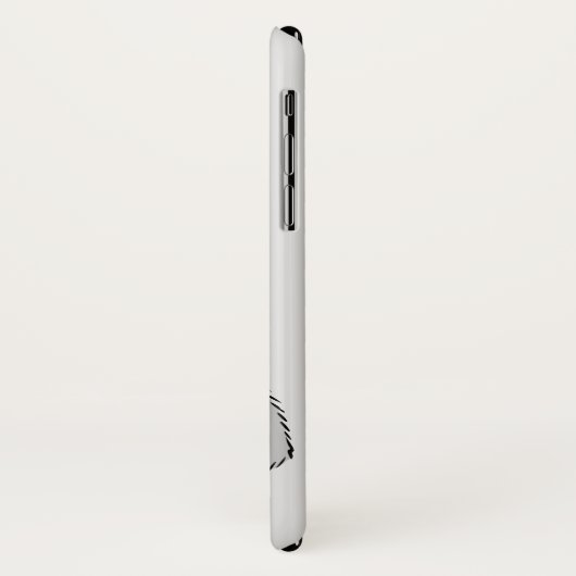 手離れ式の猫 Case-Mate iPhoneケース (裏面/左)