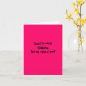 手離れ式グリーティングカード カード (黄色い花)