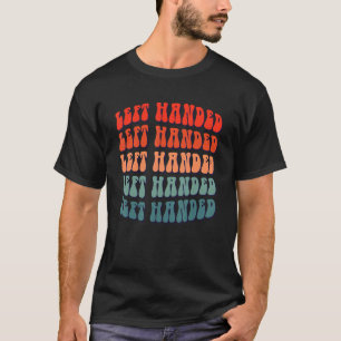 手離れ離れ人と左利き Tシャツ