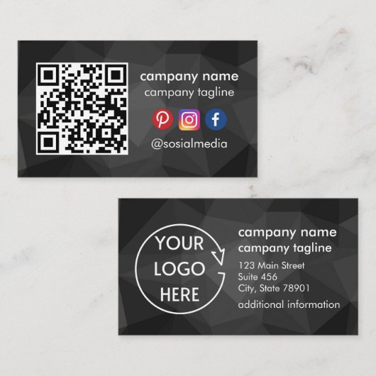 手頃な価格の名刺を瞬時に破る 名刺 (正面/裏面)