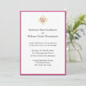 手頃結婚式招待状 招待状 (スタンド正面)