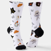 手順：不気味ハロウィーンキャラクターソックス ソックス (傾斜あり)