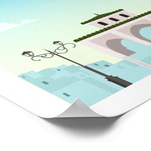 手頭庵市モロッコ ポスター (角)