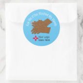 手頼を洗った ラウンドシール (バッグ)