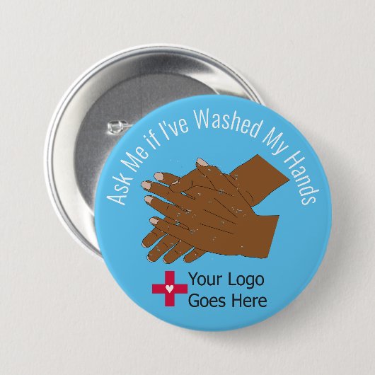 手頼を洗った 缶バッジ (正面&裏面)
