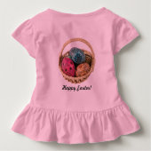 手飾イースターエッグシャツ ベビーTシャツ (裏面)