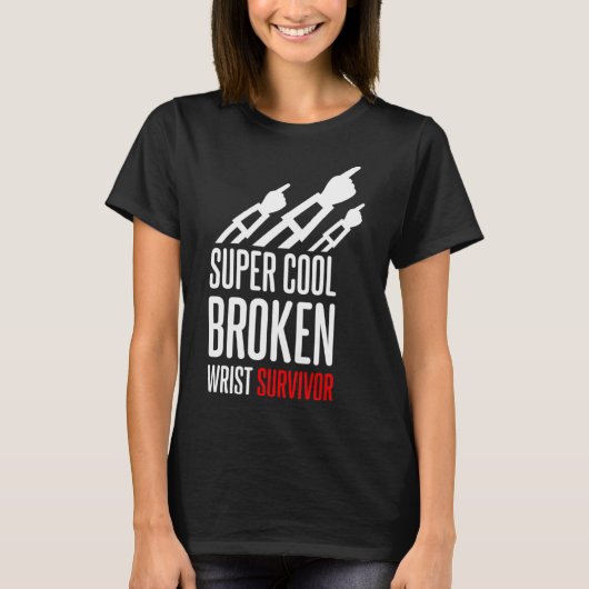手首の骨折の骨折の手首のために Tシャツ (正面)