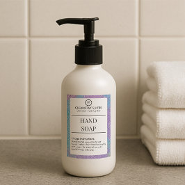 手高品質石鹸ホスピタリティラベルシール フードラベル