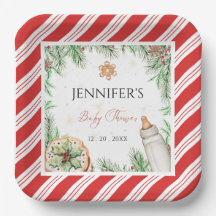 手魅力的引き式カスタムクリスマスベビーシャワー