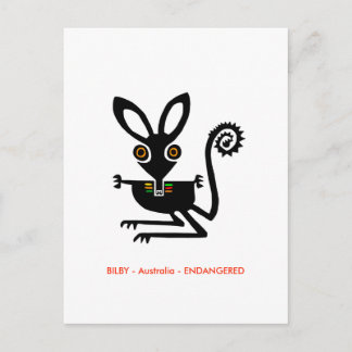 手 – オーストラリアの野生生物 – 有袋類 –  ポストカード