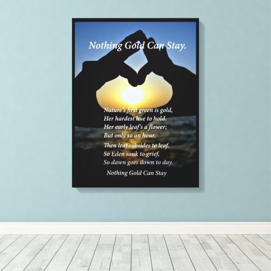 手 キャンバスプリント (インサイチュ (ウッドフロア))