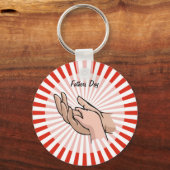 手 –  キーホルダー (正面)