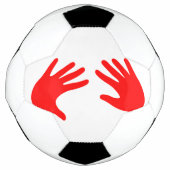 手 サッカーボール (正面)
