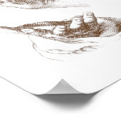 手,ジェスチャー,スケッチ, 17世紀,ヴィンテージ ポスター (角)