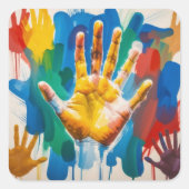 手 スクエアシール (正面)