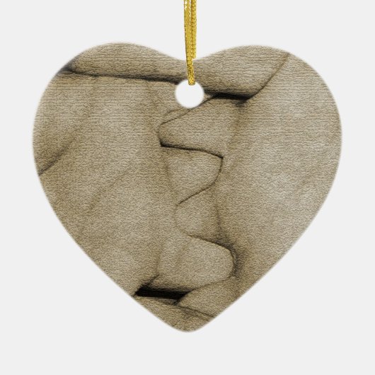 手 セラミックオーナメント (正面)