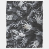 手 フリースブランケット (正面)