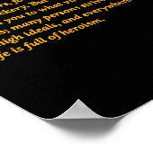 手 ポスター (角)