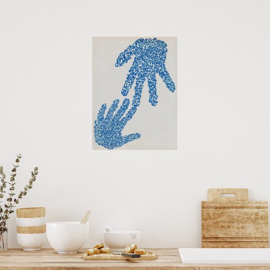 手 ポスター (キッチン)