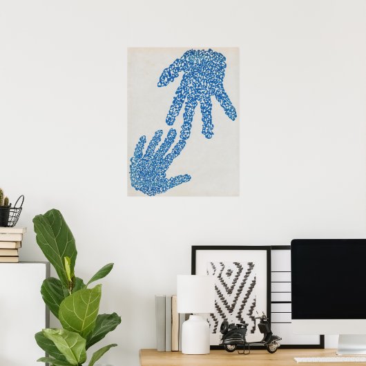 手 ポスター (ホームオフィス)