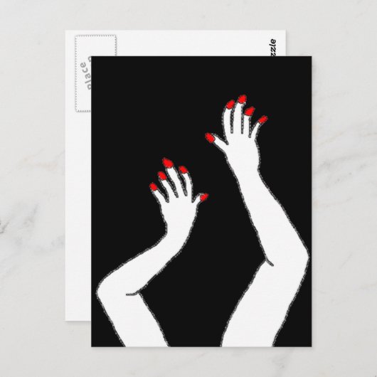 手 ポストカード (正面/裏面)