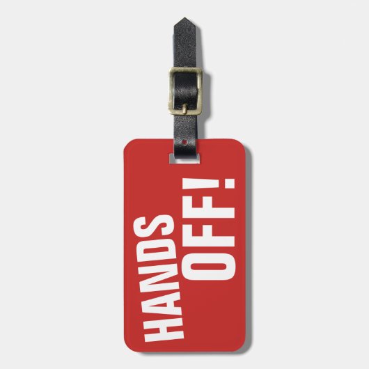 手! ラゲッジタグ (正面縦)