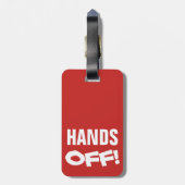 手! ラゲッジタグ (裏面縦)