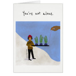 手(助け)を得ている女性