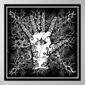 手/感覚/電気 – ポスター (正面)