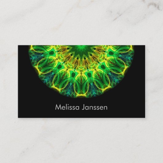 手-曼荼羅--を握ります 名刺 (正面)