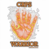 手/炎…CRPS シール (正面)