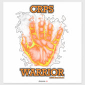 手/炎…CRPS シール (シート)