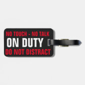 手! 犬を整備して下さい ラゲッジタグ (裏面横)