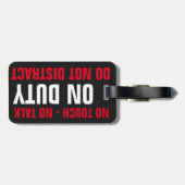 手! 犬を整備して下さい(逆になる) ラゲッジタグ (裏面横)