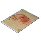 手(紙の赤いチョーク)の勉強 ノートブック (左側)