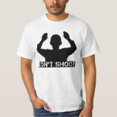 手- Tシャツを撃たないで下さい Tシャツ (正面)