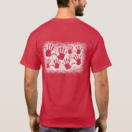 手 Tシャツ (裏面)